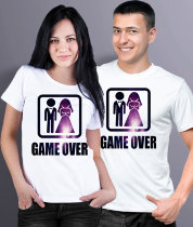 Парные футболки Game Over (комплект 2 шт.)
