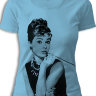 Женская футболка с Одри Хепберн