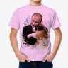 Детская футболка Путин с собачкой