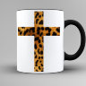 Кружка с крестом (leopard)