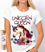 Женская Футболка unicorn queen
