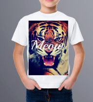 Детская футболка Тигр Swag Meow
