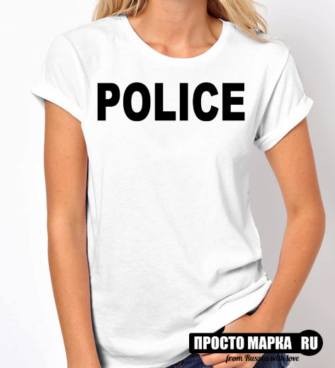 Женская футболка Police