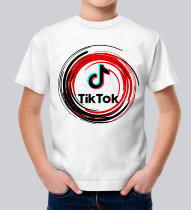Детская футболка Tik Tok круг