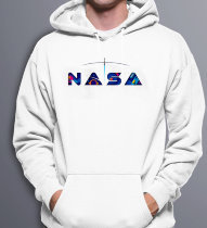 Толстовка с капюшоном Hoodie c надписью NASA