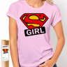 Женская футболка SuperGirl