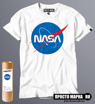 Футболка с логотипом NASA