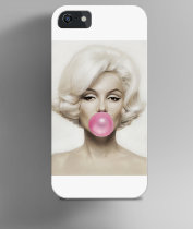 Чехол на iPhone Мерлин Монро с жвачкой