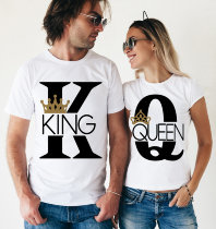 Парные футболки "K"king & "Q"queen