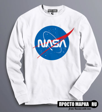 Толстовка Свитшот с логотипом NASA