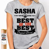 Женская футболка Best of The Best Саша