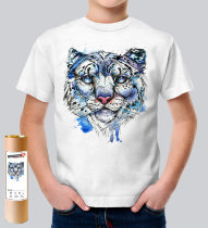 Детская футболка Тигр blue