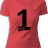 Женская футболка Номер Один