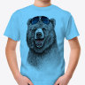 Детская футболка Медведь в очках