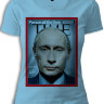 Женская футболка  «Путин журнал Time»