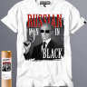 Футболка Russian man in black