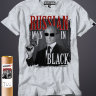 Футболка Russian man in black