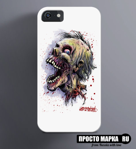 Чехол на iPhone с Зомби