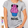 Женская футболка Mr Mrs