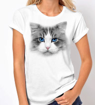 Женская футболка с Кошечкой
