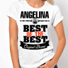 Женская футболка Best of The Best Ангелина