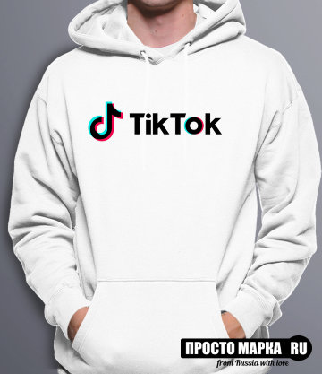 Толстовка Hoodie Tik Tok logo