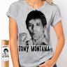 Женская футболка TONY MONTANA