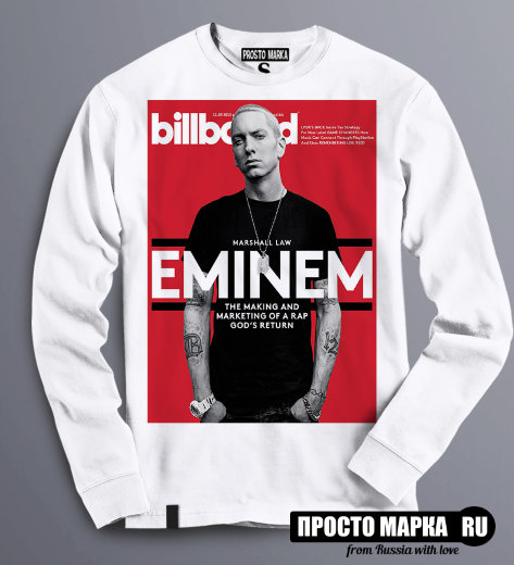 Толстовка Свитшот Eminem 2