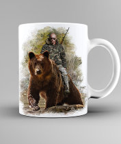 Кружка Путин на медведе