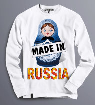 Свитшот с матрешкой Made in Russia